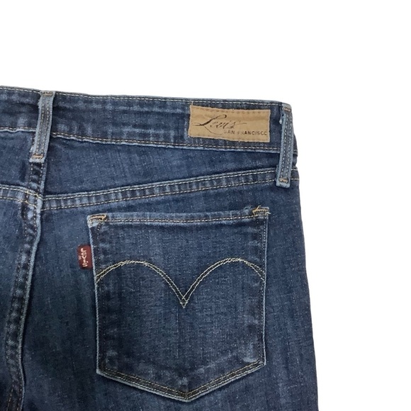 Levi’s Slight Curve Skinny Jeans Sz 8 Medium Blue Wash - Picture 7 of 8